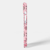 Coquette Pink Teddy Bear Seamless Pattern Case-Mate iPhone Hülle (Rückseite / Links)