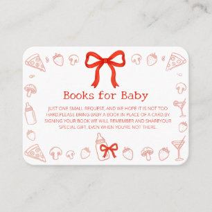Coquette Pizza Bücher für Baby Karte