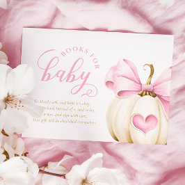 Coquette Pumpkin Girl Books for Baby Begleitkarte