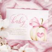 Coquette Pumpkin Girl Books for Baby Begleitkarte