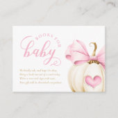 Coquette Pumpkin Girl Books for Baby Begleitkarte (Vorderseite)
