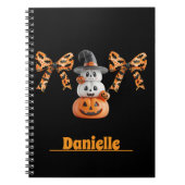 Coquette Pumpkin Niedlich Custom Notizblock (Vorderseite)