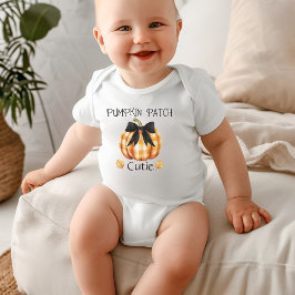 Coquette Pumpkin Patch Cutie Baby Bodysuit,  Baby Strampler