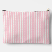 Coquette Red Lips Rosa Ribbon Bow Zubehörtasche (Rückseite)