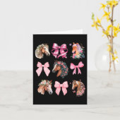 Coquette Reiten Wildblumen Reiten Karte (Gelbe Blume)