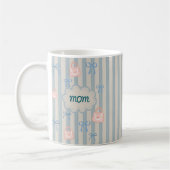 Coquette Ribbons Muttertag Personalisierter Name Kaffeetasse (Links)