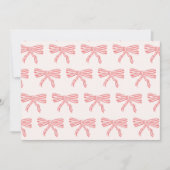 Coquette Rosa Bogen Dankeskarte (Vorderseite)