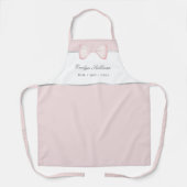 Coquette Rosa-Bogen Schürze (Vorderseite)