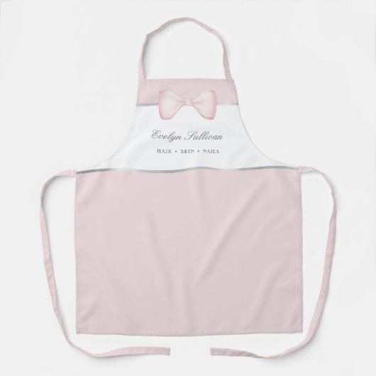 Coquette Rosa-Bogen Schürze (Vorderseite)