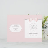 Coquette Rosa Bug Services Menübroschüre (Stehend Vorderseite)