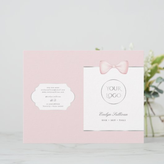 Coquette Rosa Bug Services Menübroschüre (Stehend Vorderseite)