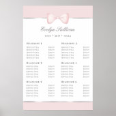 Coquette rosa Bugpreisliste Poster (Vorne)