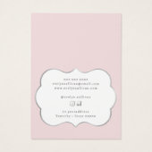 Coquette Rosa Ohrring (Rückseite)