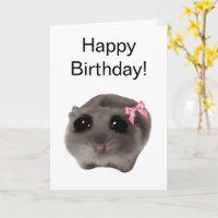 Coquette Sad Hamster Meme