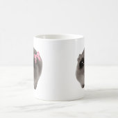 Coquette Sad Hamster Meme Tasse doppelseitig (Mittel)