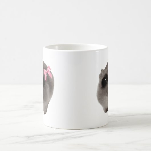 Coquette Sad Hamster Meme Tasse doppelseitig (Mittel)