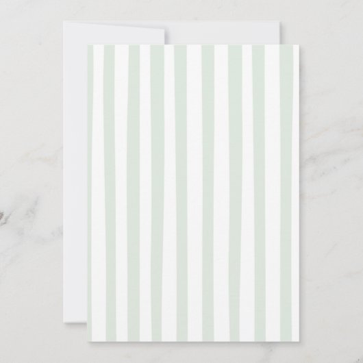 Coquette Sage Green Christmas Sweet First Birthday Einladung (Rückseite)