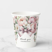 Coquette-Schleife und Pfingstrose Wasserfarbe Baby