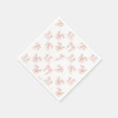 Coquette Schuhe Muster Serviette (Ecke)