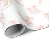 Coquette-Schuhmuster Geschenkpapier (Rolleneckpunkt)
