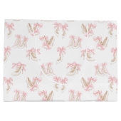 Coquette-Schuhmuster  Große Geschenktüte (Rückseite)