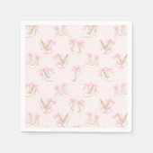 Coquette-Schuhmuster  Serviette (Vorderseite)