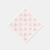 Coquette-Schuhmuster  Serviette (Ecke)