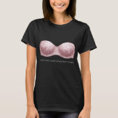Coquette Sequin Bra Manifestation Quote Tshirt (Vorderseite)