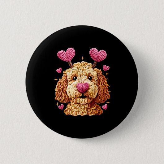 Coquette Shamrock,patrick's Day Shamrock Meme 6 Fu Button (Vorderseite)