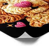 Coquette Shamrock,patrick's Day Shamrock Meme 6 Fu Poster (Ecke)