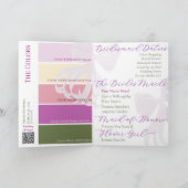 Coquette Sheer Bow  Wirst du meine Brautjungfer se Karte (Innenseite)