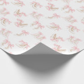 Coquette Shoes Pattern  Geschenkpapier (Ecke)