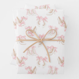 Coquette Shoes Pattern Geschenkpapier Set