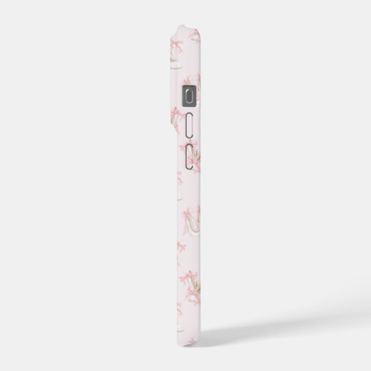 Coquette Shoes Pattern iPhone Hülle (Linke Seite)