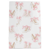 Coquette Shoes Pattern  Mittlere Geschenktüte (Rückseite)