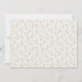 Coquette Some Bunny 1st Birthday Photo Invitation Einladung (Rückseite)