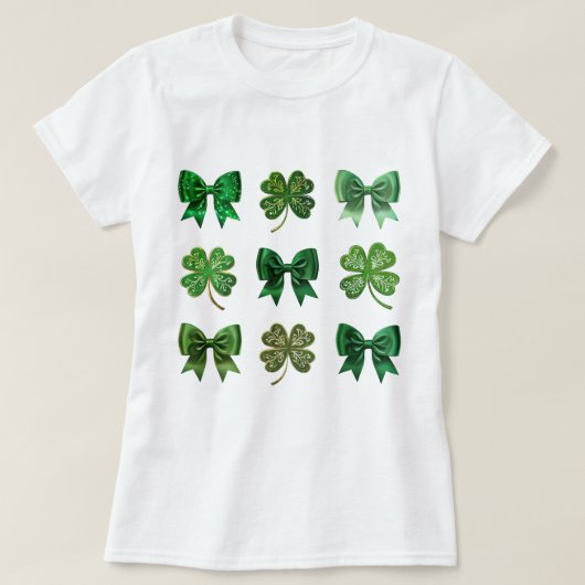 Coquette St. Patrick's Day Shirt (Design vorne)