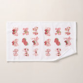 Coquette Strawberry & Bow Towel Set (3 Pieces) (Handtuch)