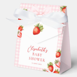 Coquette Strawberry Favor Box Geschenkschachtel