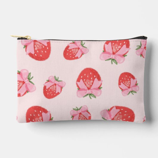 Coquette Strawberry Make up Bag Zubehörtasche (Vorderseite)