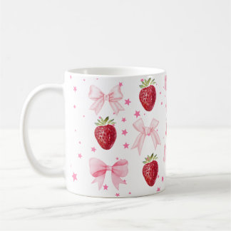 Coquette Strawberry Tasse Cottagecore Niedlich Gir