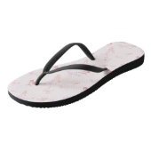 Coquette Style Flip-Flops with Bunnies & Cherries  Badesandalen (Schrägansicht)