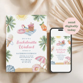 Coquette Summer Bachelorette Party Itinerary Einladung