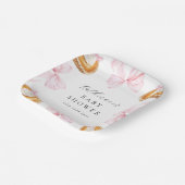 Coquette Süsse Pie Babydusche Papier Napkin Pappteller (Gewinkelt)