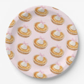 Coquette Süsse Pie Babydusche Papier Napkin Pappteller (Vorderseite)