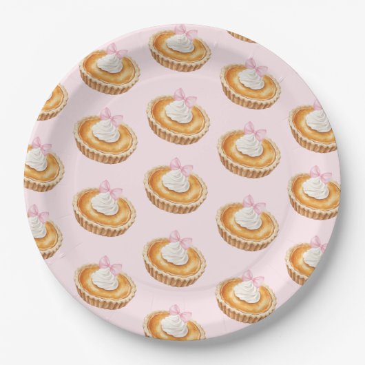 Coquette Süsse Pie Babydusche Papier Napkin Pappteller (Vorderseite)