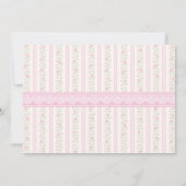 Coquette Sweet 16 Pink Bow Birthday Photo Einladung (Rückseite)