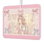 Coquette Tea Time – Pastel Ribbon Autolufterfrischer (Links)
