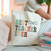 Coquette Teacher Bag, Retro Bester Lehrer je Gesch Tragetasche