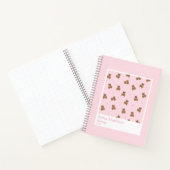 Coquette Teddy Bears Aesthetic Notebook Notizblock (Innenseite)